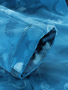 ALPINE PRO Kék női mintás softshell dzseki ALPINE PRO HOORA