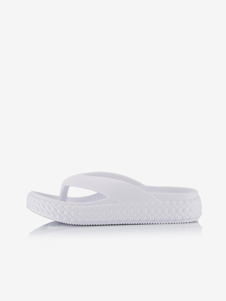 ALPINE PRO Fehér női ALPINE PRO Chima Flip Flops ALPINE PRO Chima Flip Flops