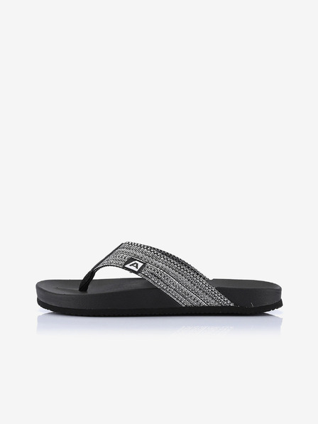 ALPINE PRO Fekete női ALPINE PRO Lauga flip flopok
