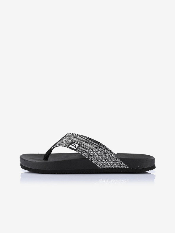 ALPINE PRO Fekete női ALPINE PRO Lauga flip flopok