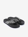 ALPINE PRO Fekete női ALPINE PRO Lauga flip flopok