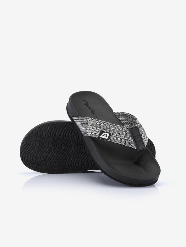 ALPINE PRO Fekete női ALPINE PRO Lauga flip flopok