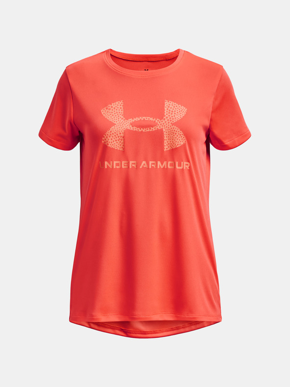 Under Armour Lány póló Under Armour Tech Solid Print Fill BL SSC