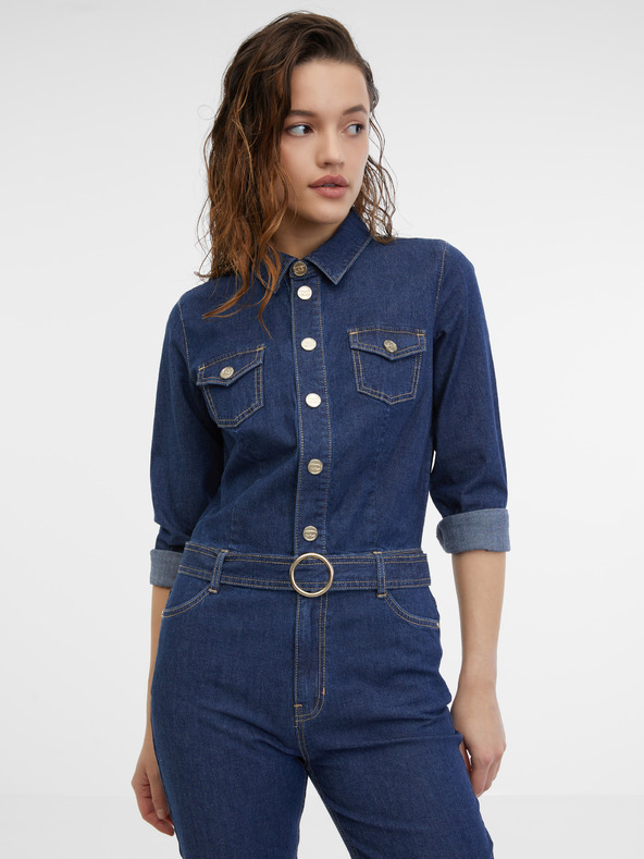Orsay ORSAY sötétkék női farmer overall