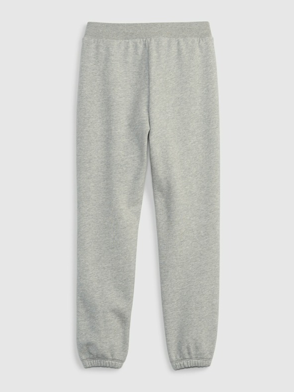 GAP Gyerek fleece sportnadrág logóval army GAP