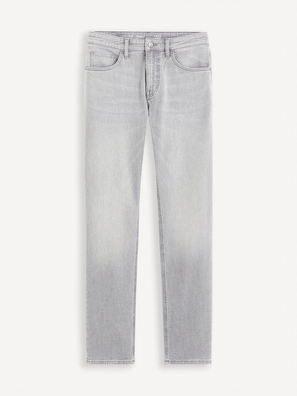 Celio Világosszürke férfi egyenes szabású farmer Celio Fokrey