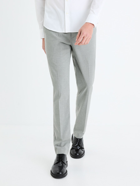 Celio Világosszürke férfi öltönynadrág Celio Boamury