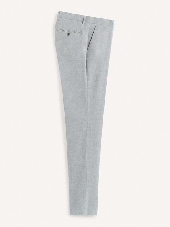 Celio Világosszürke férfi öltönynadrág Celio Boamury