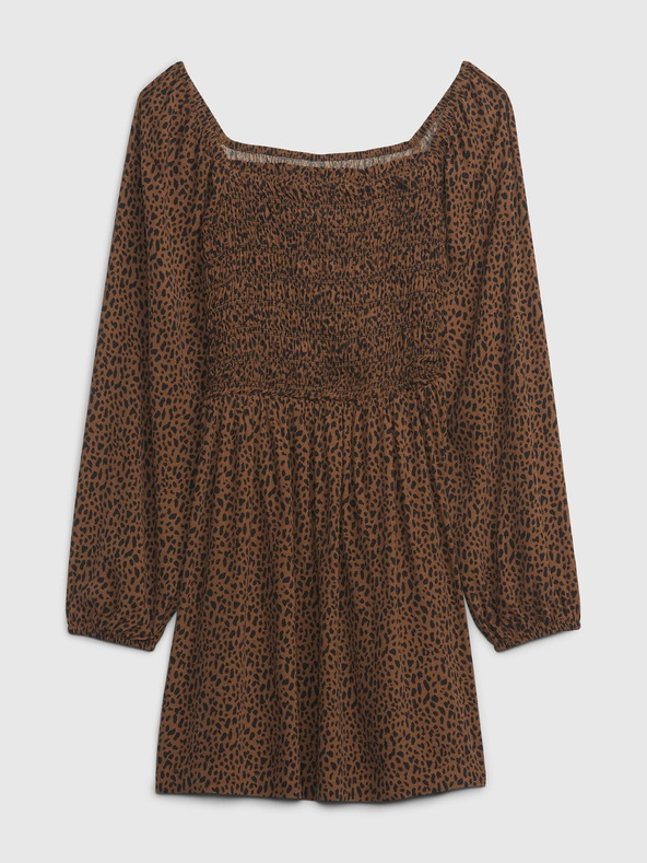 GAP Teen leopard mintás Lenzing™ Ecovero™ ruha GAP