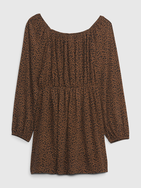 GAP Teen leopard mintás Lenzing™ Ecovero™ ruha GAP
