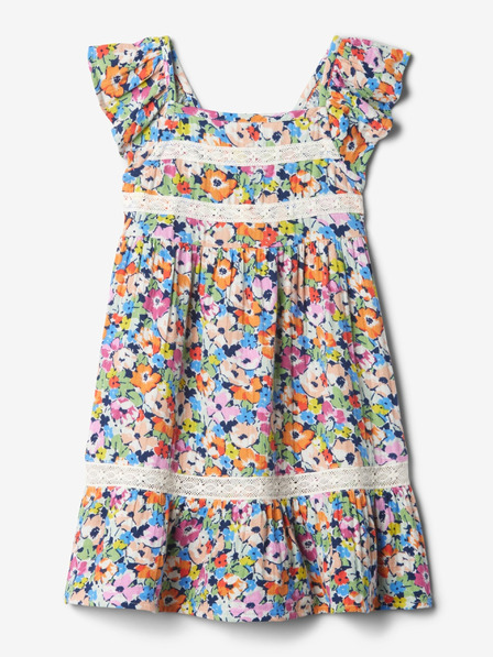 GAP Baby mintás ruha lenkeverékből GAP