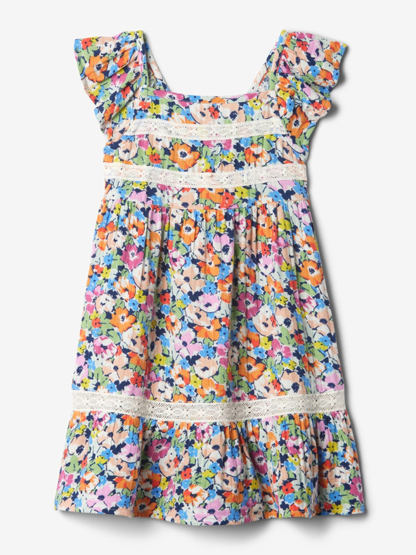 GAP Baby mintás ruha lenkeverékből GAP