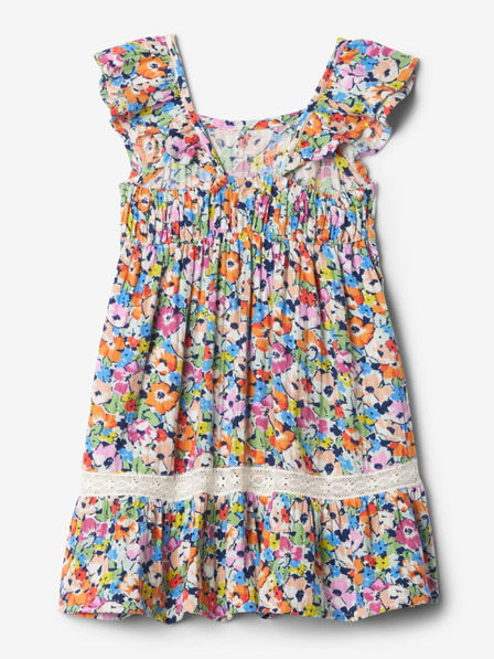 GAP Baby mintás ruha lenkeverékből GAP