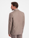 Ombre Clothing Bézs férfi blézer Ombre Ruházat