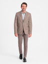 Ombre Clothing Bézs férfi blézer Ombre Ruházat
