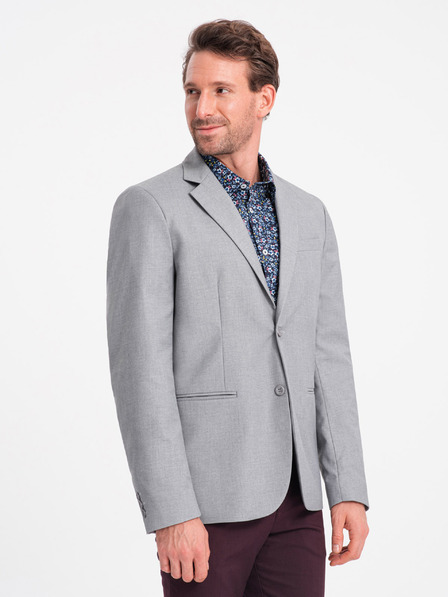 Ombre Clothing Szürke férfi zakó Ombre Ruházat