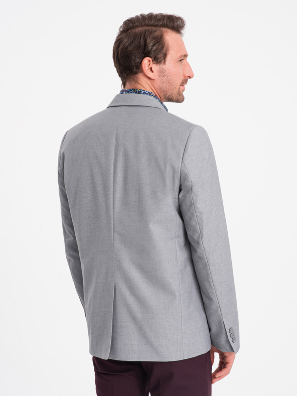 Ombre Clothing Szürke férfi zakó Ombre Ruházat