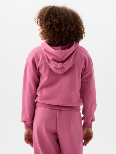 GAP Gyerek pulóver logóval és fleece béléssel GAP