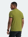 Ombre Clothing Világoszöld Férfi póló póló Ombre ruházat