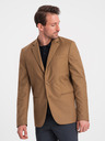 Ombre Clothing Világosbarna Férfi kabát Ombre ruházat