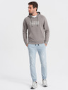 Ombre Clothing Világoskék férfi szakadt farmer Ombre Ruházat