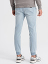 Ombre Clothing Világoskék férfi szakadt farmer Ombre Ruházat