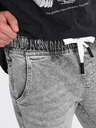 Ombre Clothing Világosszürke férfi szakadt farmer Ombre Ruházat