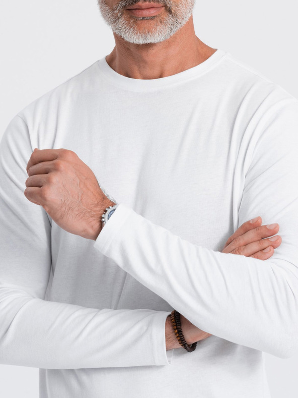 Ombre Clothing Fehér Férfi basic póló Ombre ruházat