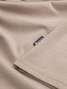 Ombre Clothing Bézs férfi alap póló Ombre ruházat