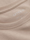 Ombre Clothing Bézs férfi alap póló Ombre ruházat