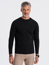 Ombre Clothing Fekete férfi alap póló Ombre Clothing