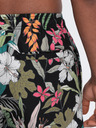 Ombre Clothing Férfi fekete-zöld trópusi mintás fürdőruha Ombre ruházat