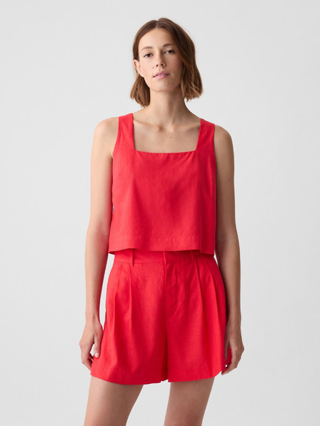 GAP Crop top lenkeverékből GAP
