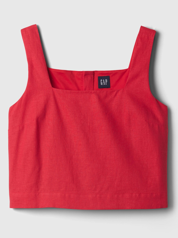 GAP Crop top lenkeverékből GAP