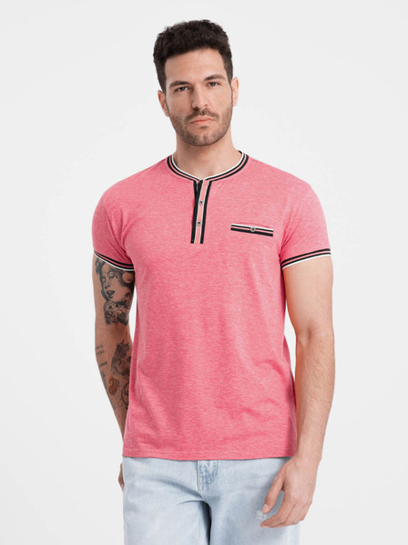 Ombre Clothing Régi rózsaszín férfi gombolós ing Ombre ruházat