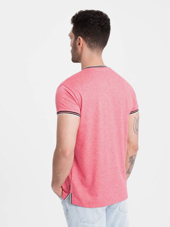 Ombre Clothing Régi rózsaszín férfi gombolós ing Ombre ruházat