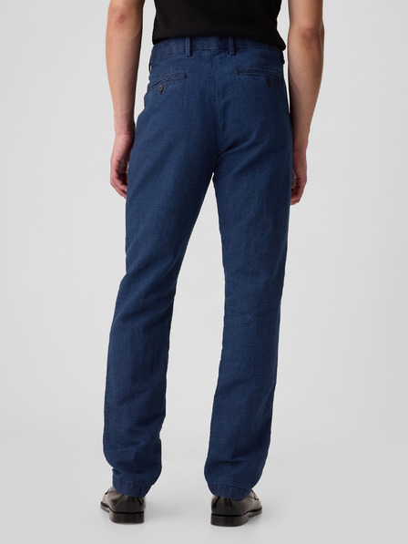 GAP Slim nadrág lenkeverékből GAP