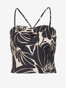 Orsay ORSAY fekete női crop mintás tank top