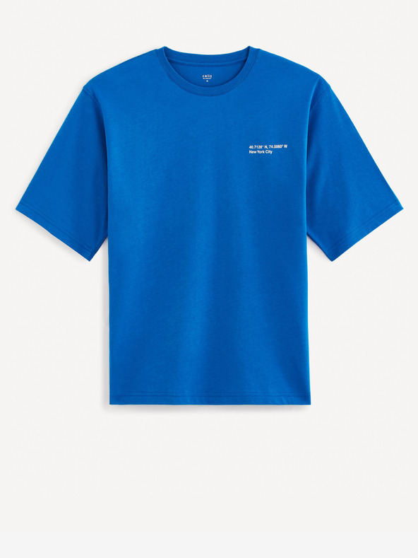 Celio Celio Gesympa kék pamut póló