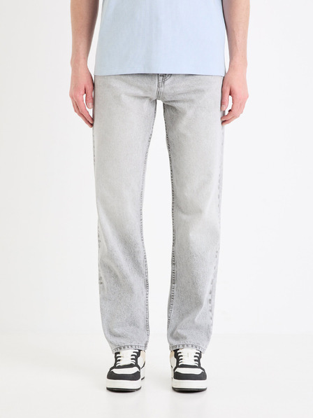 Celio Szürke férfi Celio C15 egyenes Fodroit 30 farmernadrág