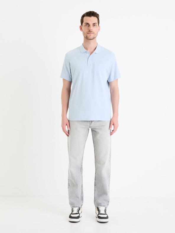 Celio Szürke férfi Celio C15 egyenes Fodroit 30 farmernadrág