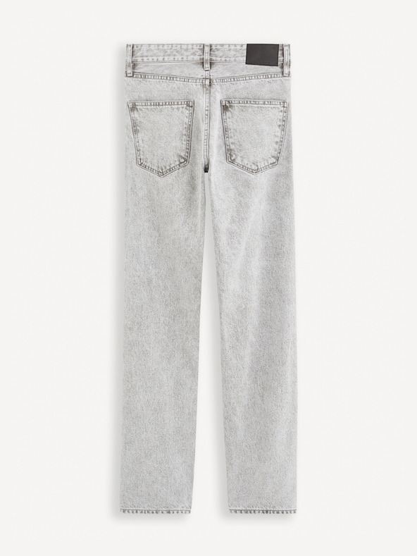Celio Szürke férfi Celio C15 egyenes Fodroit 30 farmernadrág