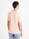 Celio Rózsaszín Férfi Basic póló Celio Tebase