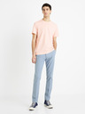 Celio Rózsaszín Férfi Basic póló Celio Tebase
