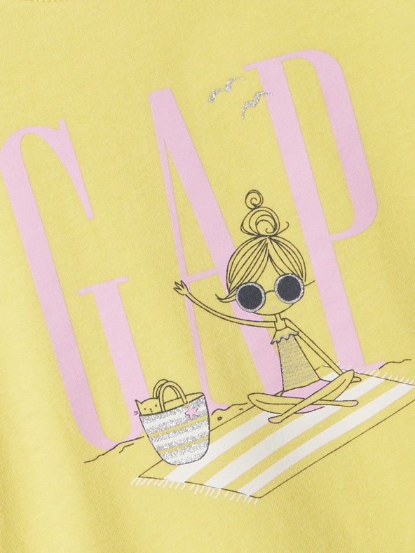 GAP Baby póló Gap logóval GAP