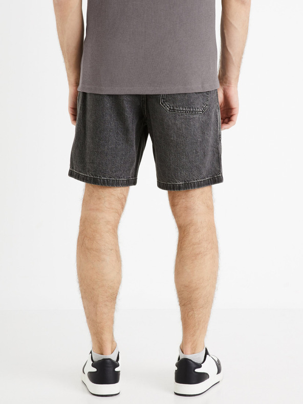 Celio Fekete férfi farmer rövidnadrág Celie Domalobm4