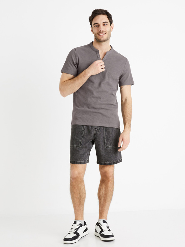 Celio Fekete férfi farmer rövidnadrág Celie Domalobm4