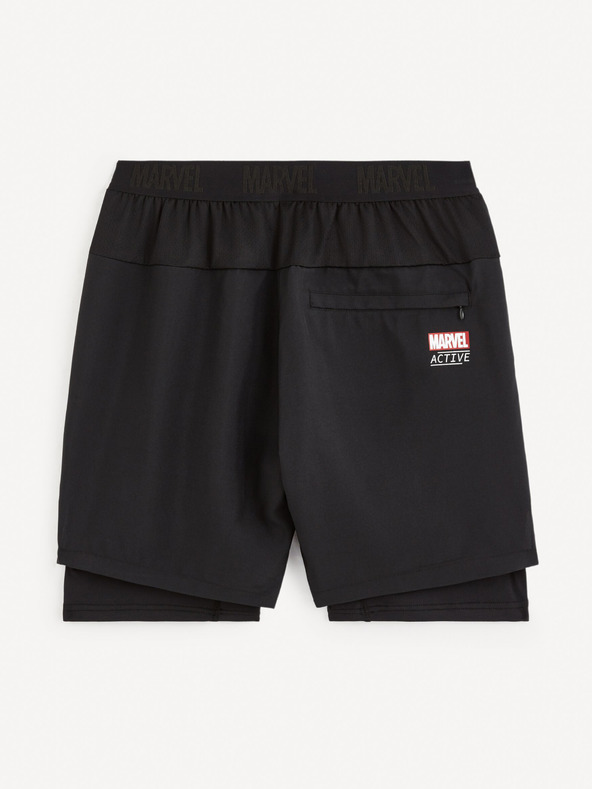 Celio Fekete Celio Marvel Hulk sport rövidnadrág