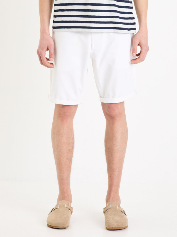 Celio Fehér férfi rövidnadrág Celio Mohitobm 30