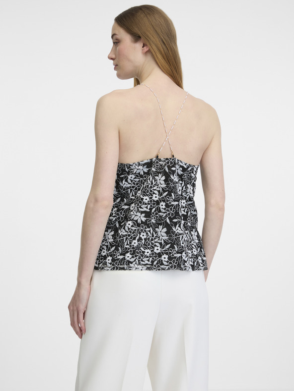 Orsay ORSAY fekete női mintás tank top